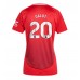 Maillot de foot Manchester United Diogo Dalot #20 Domicile vêtements Femmes 2024-25 Manches Courtes